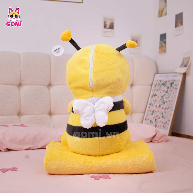 Gấu Bông Gối Mền Shin Cosplay ong