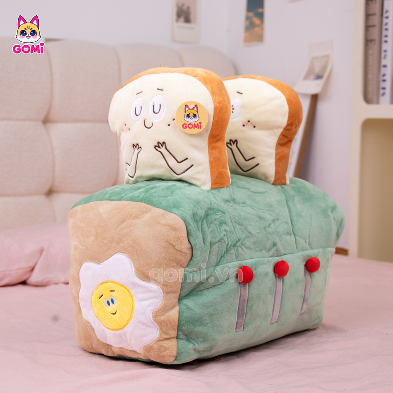 Gấu Bông Gối Mền Lò Bánh Mì