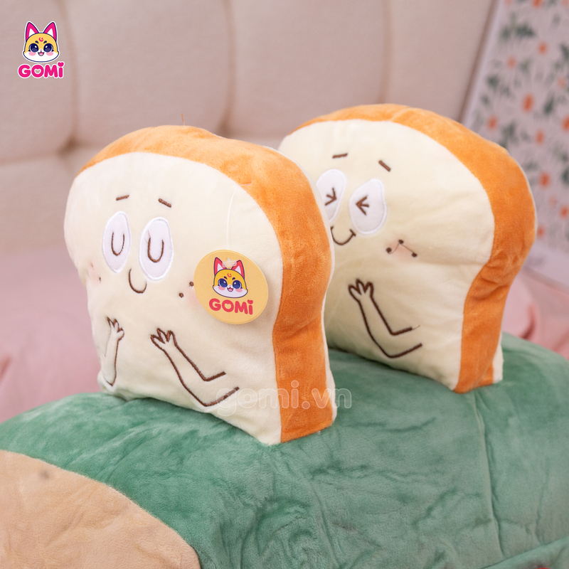 Gấu Bông Gối Mền Lò Bánh Mì