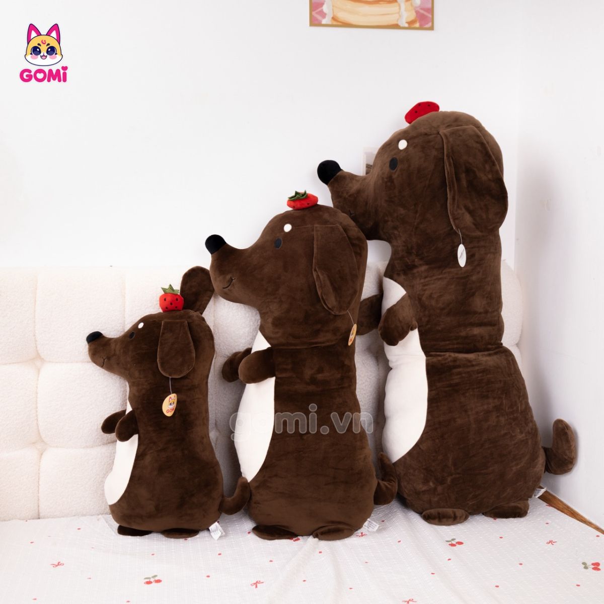 Gấu Bông Bộ Chó Gối Ôm