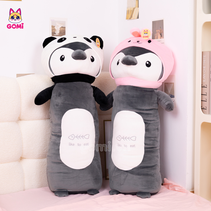 Gấu Bông Gối Ôm Chim Cánh Cụt Cosplay