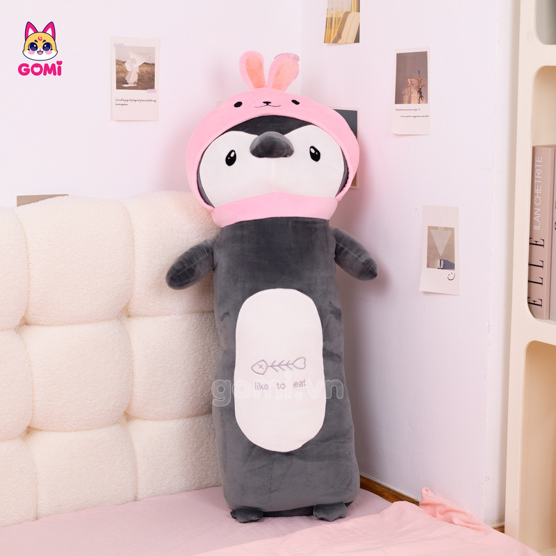 Gấu Bông Gối Ôm Chim Cánh Cụt Cosplay