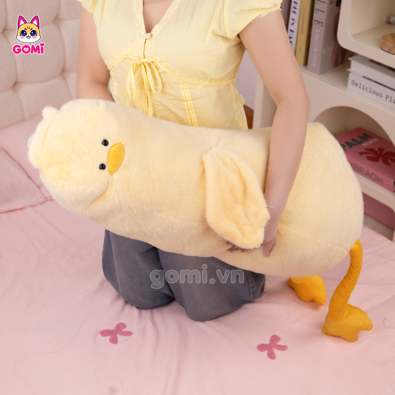 Gấu Bông Gối Ôm Dài Gà Vàng