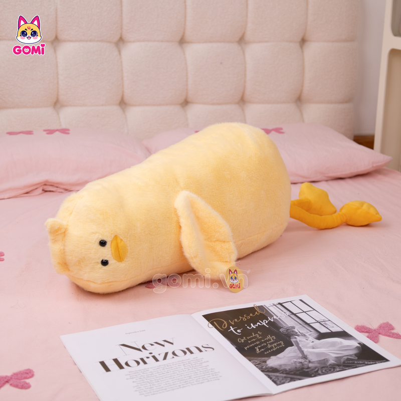 Gấu Bông Gối Ôm Dài Gà Vàng