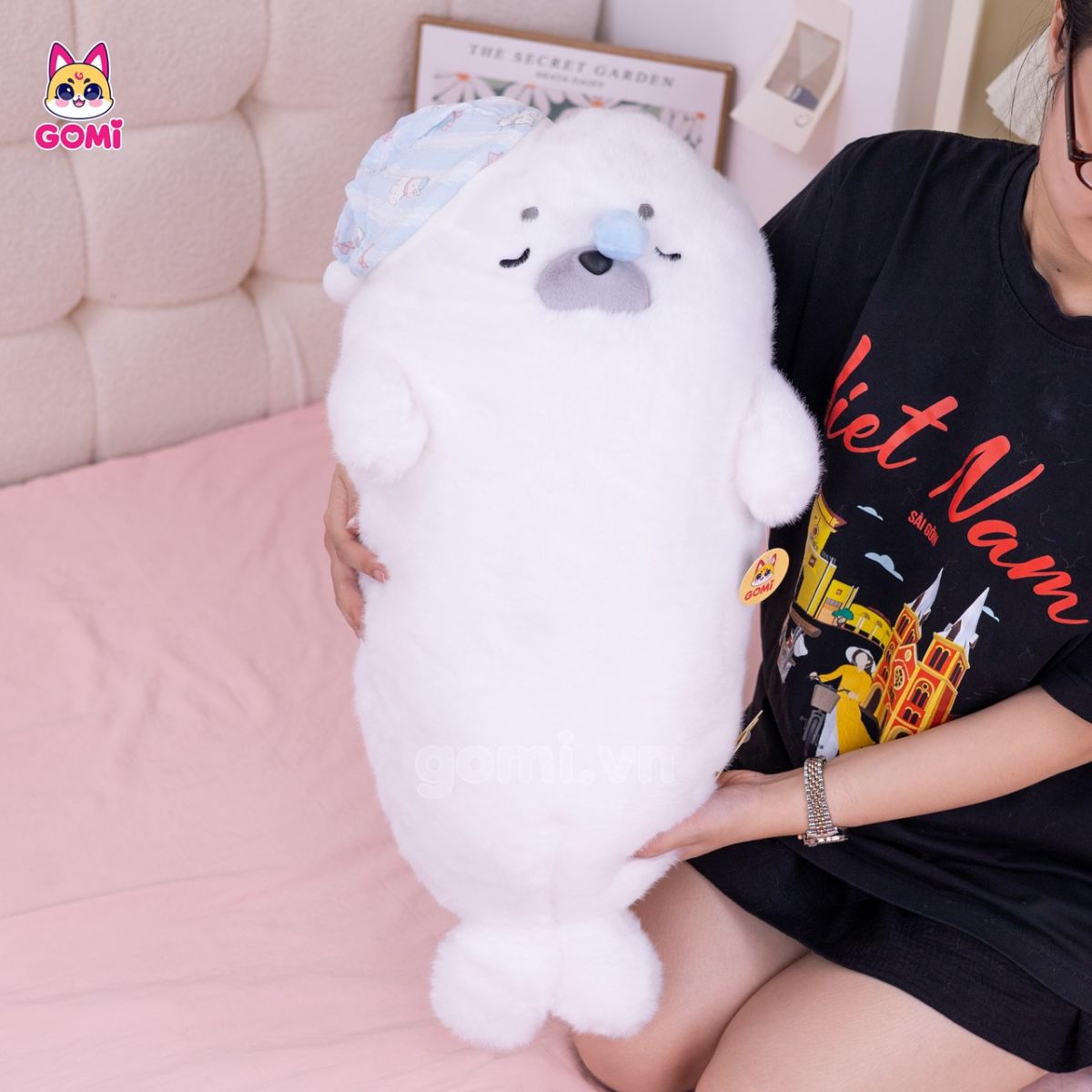 Gấu Bông Gối Ôm Hải Cẩu Em Bé