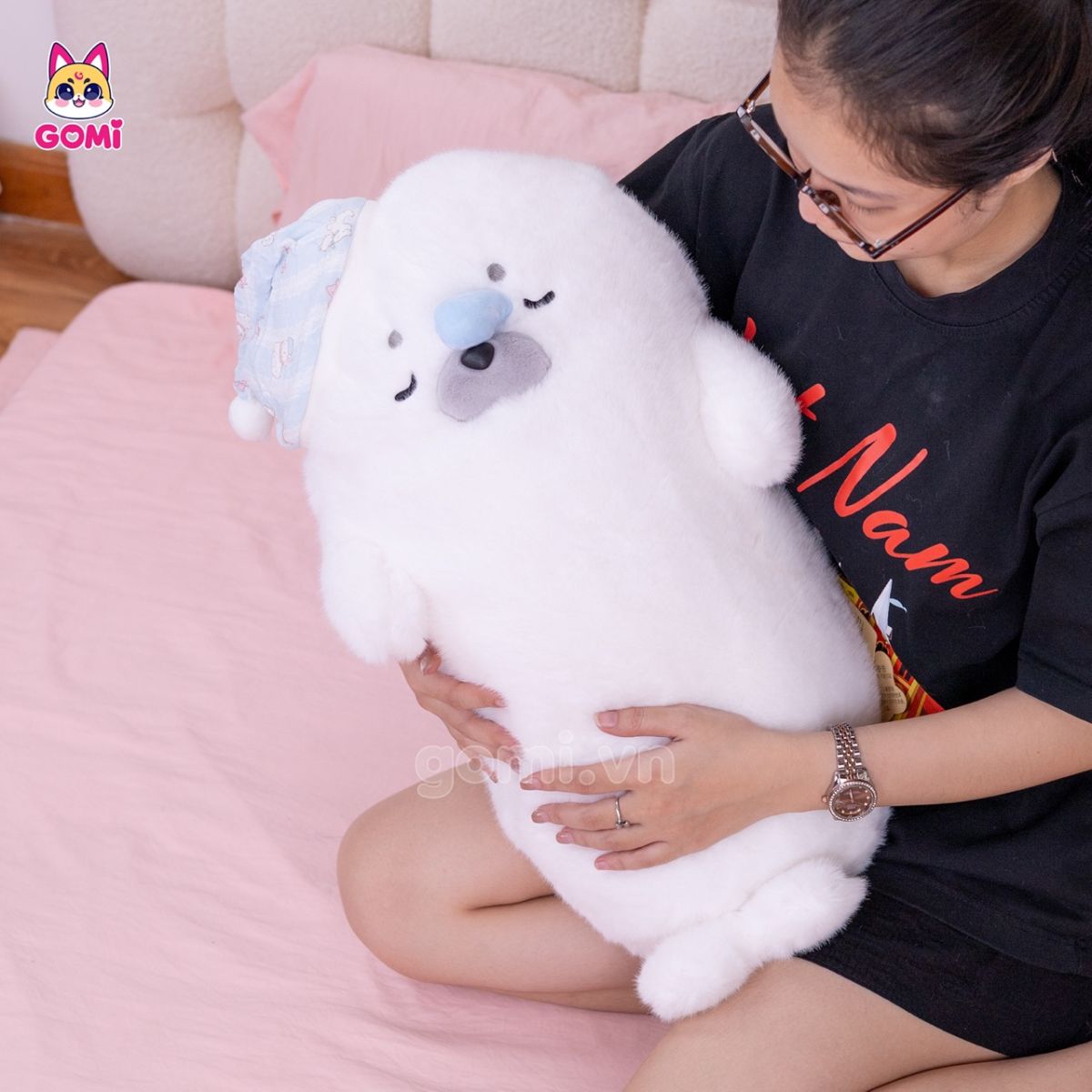 Gấu Bông Gối Ôm Hải Cẩu Em Bé