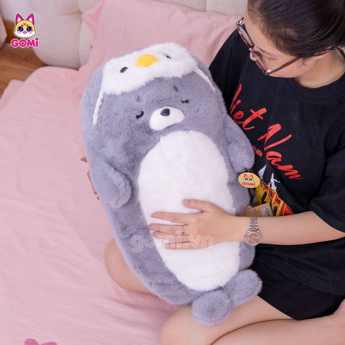 Gấu Bông Gối Ôm Hải Cẩu Em Bé