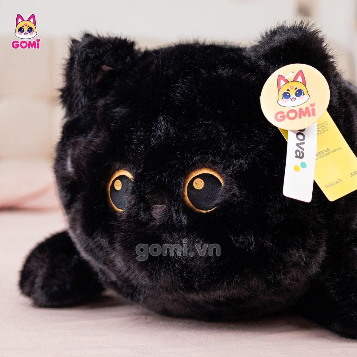 Gấu Bông Gối Ôm Mèo Nằm