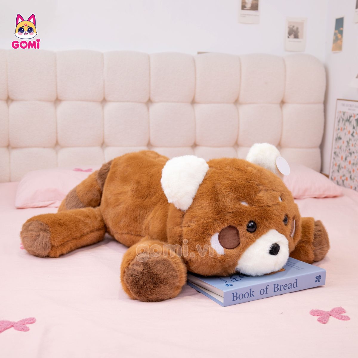 Gáu Bông Gối Ôm Nằm Lưng Love