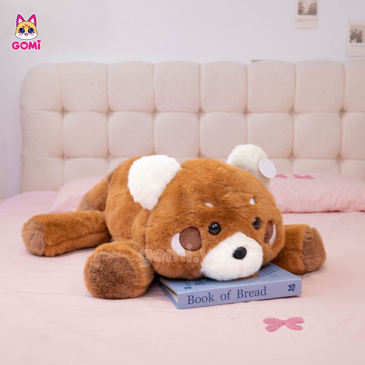 Gáu Bông Gối Ôm Nằm Lưng Love