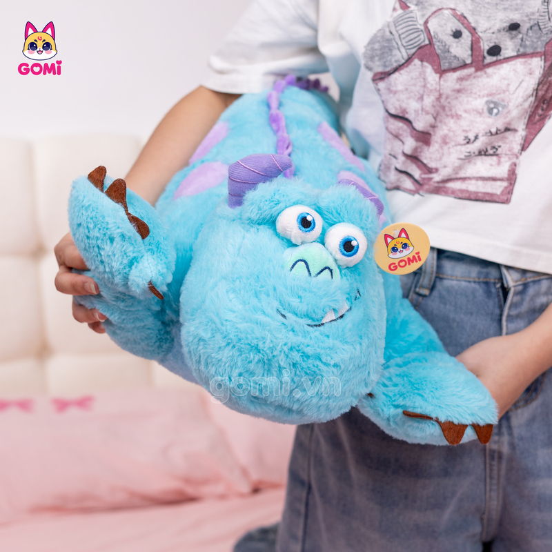 Gấu Bông Gối Ôm Quái Vật Sulley Nằm