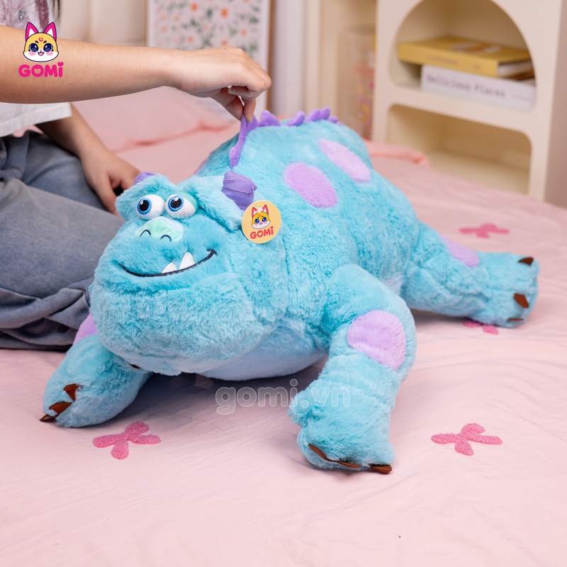 Gấu Bông Gối Ôm Quái Vật Sulley Nằm