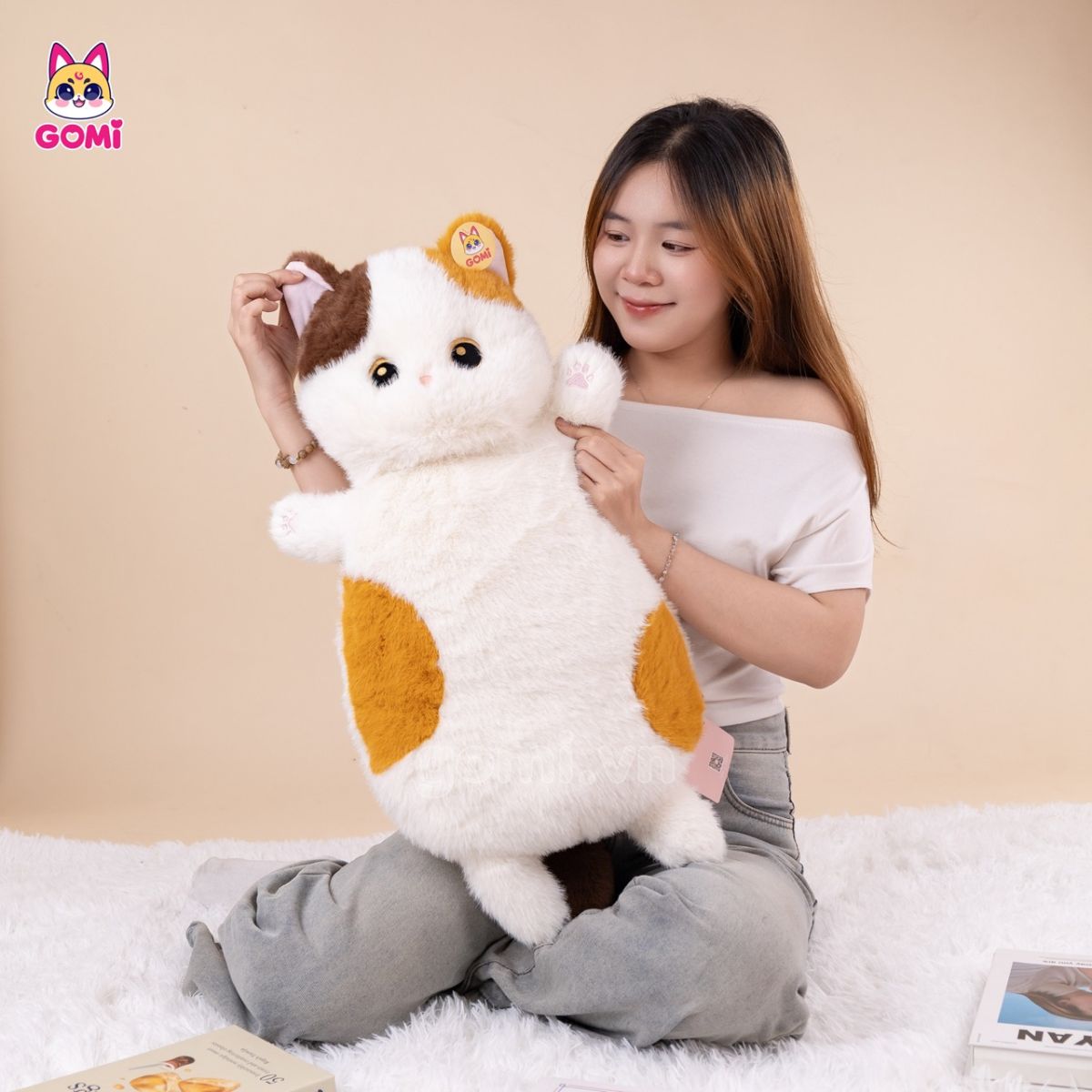 Gấu Bông Gối Ôm Thú Lười