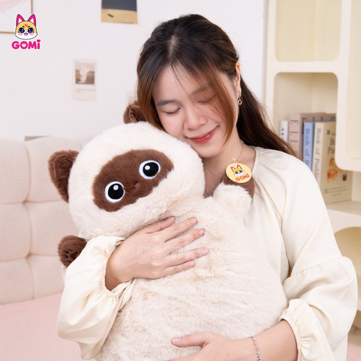 Gấu Bông Gối Ôm Thú Lười