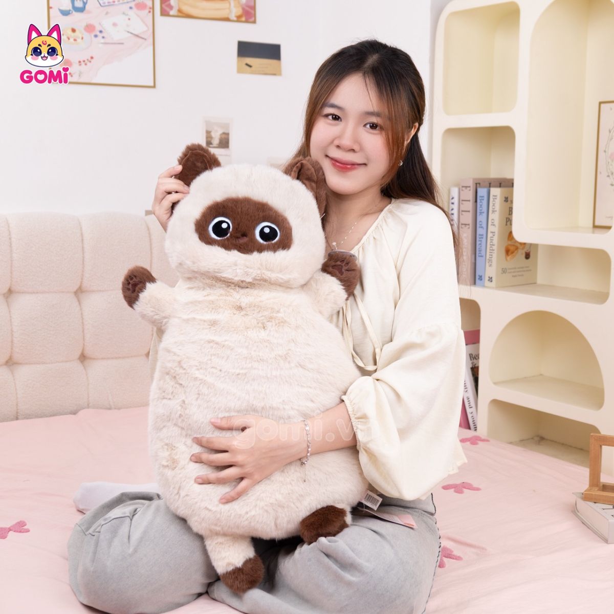 Gấu Bông Gối Ôm Thú Lười