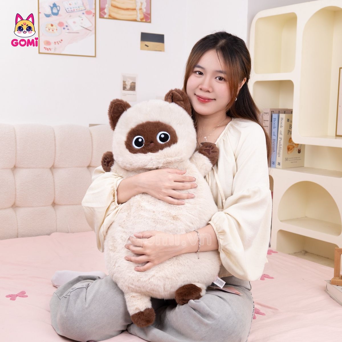 Gấu Bông Gối Ôm Thú Lười