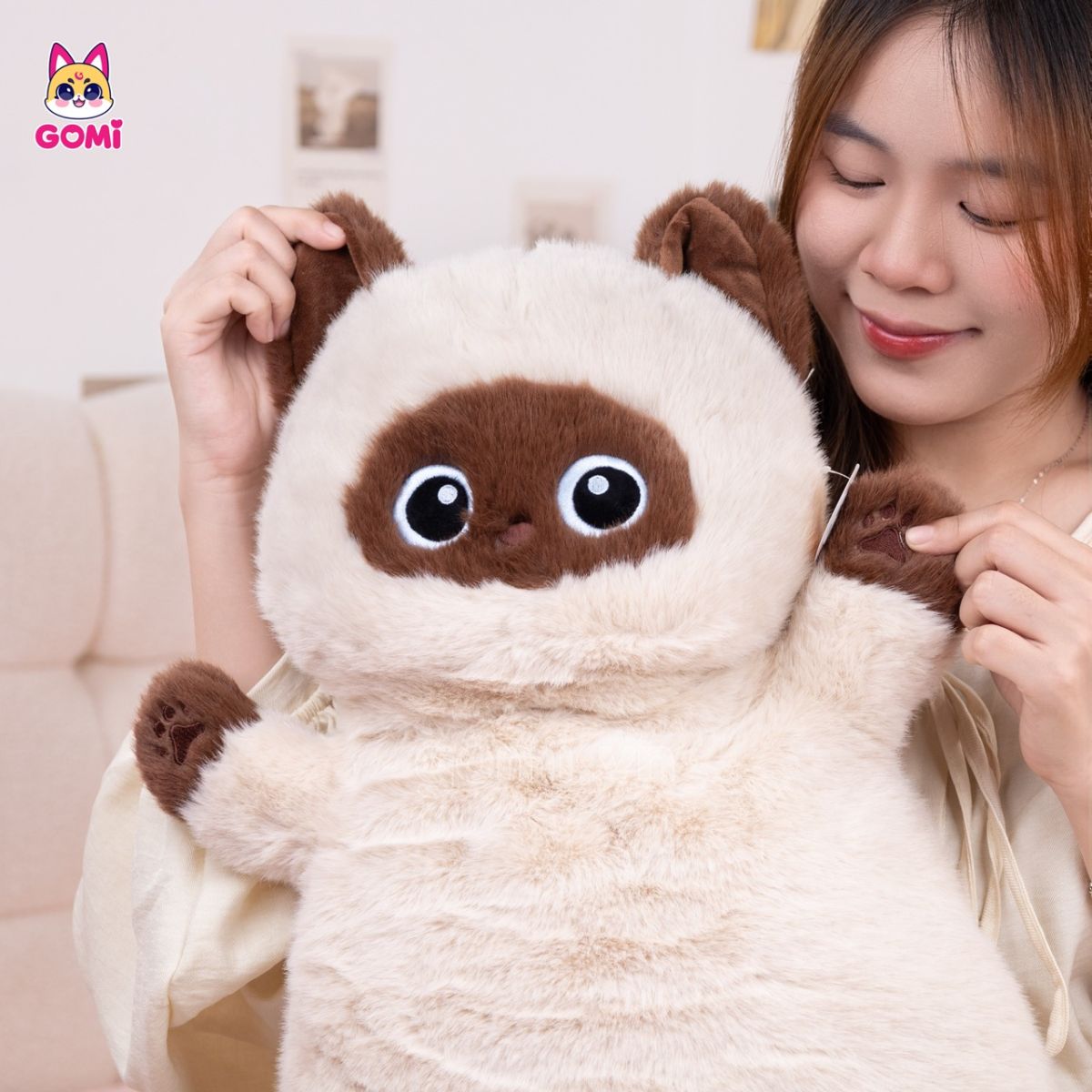 Gấu Bông Gối Ôm Thú Lười