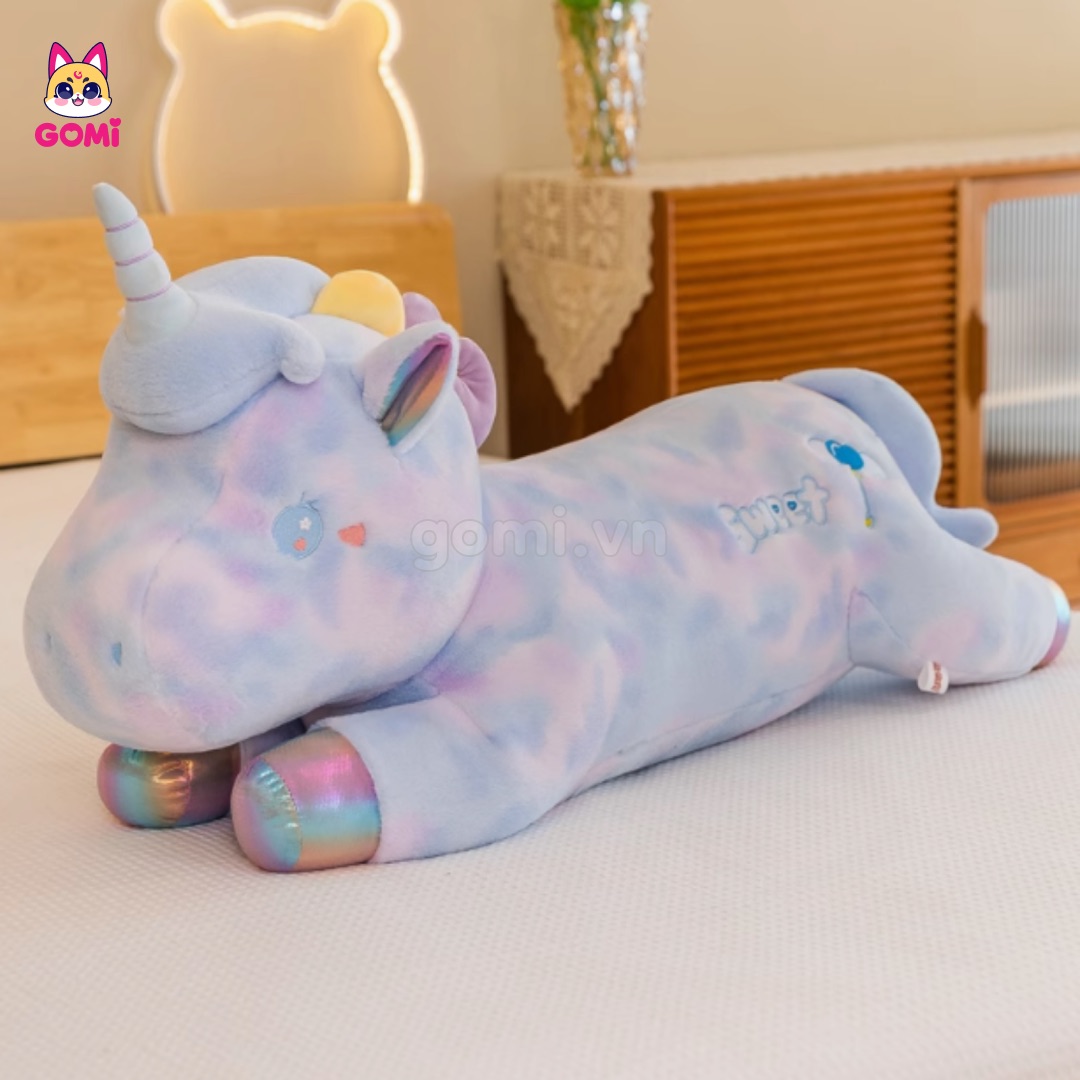 Gối Ôm Unicorn Nằm Galaxy