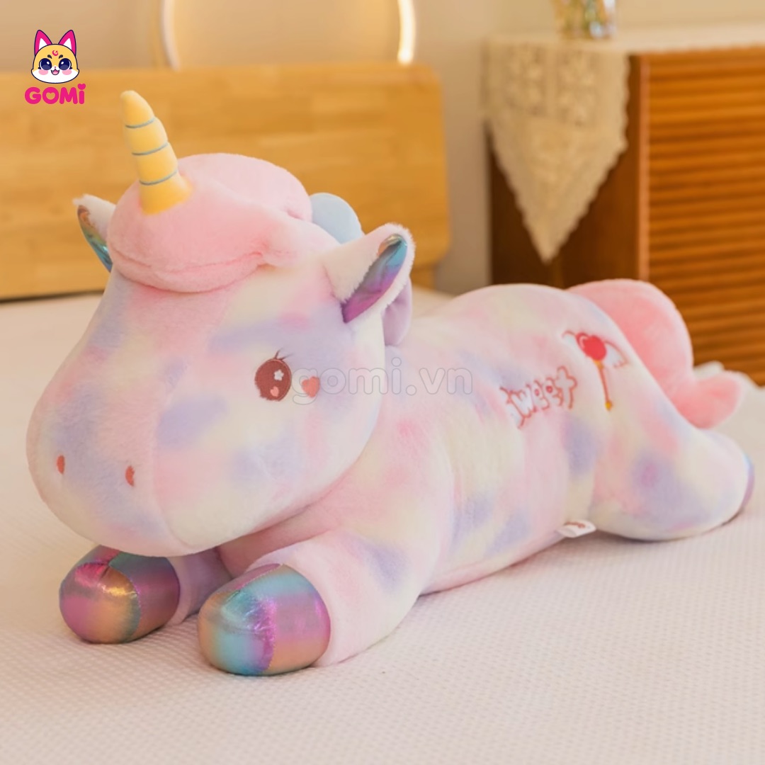 Gối Ôm Unicorn Nằm Galaxy