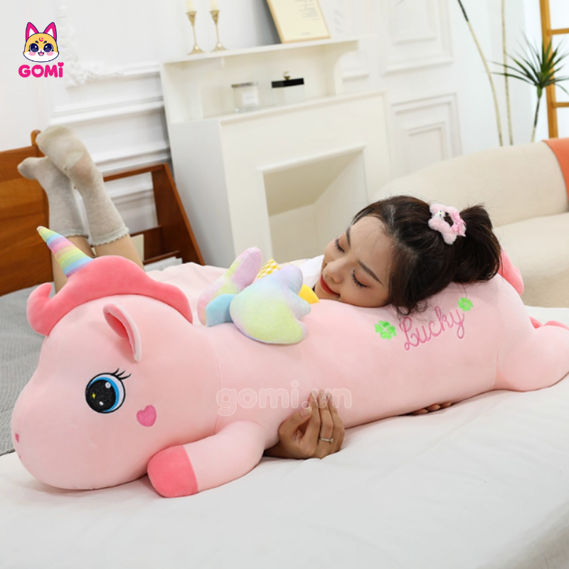 Gấu Bông Kì Lân Nằm Lucky