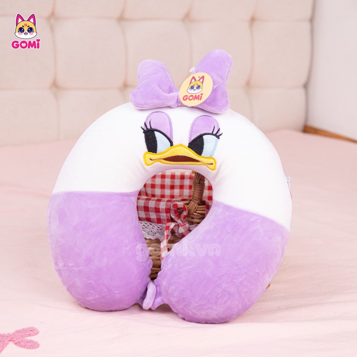 Gối Cổ Cao Su Non Vịt Donald