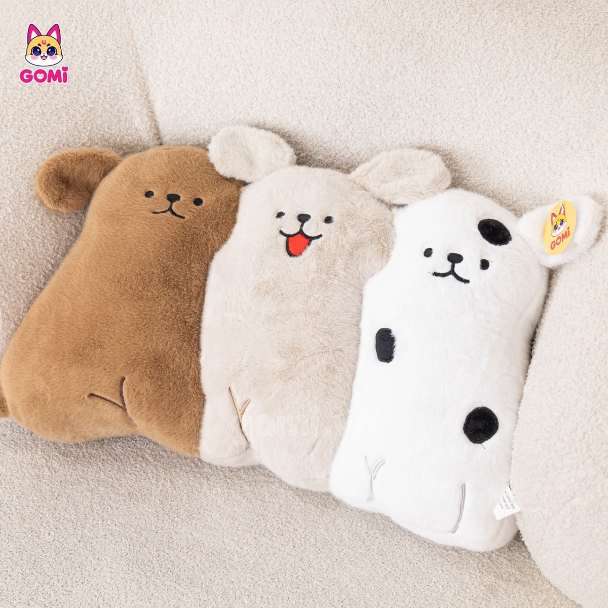 Gấu Bông Gối Tựa Bộ 3