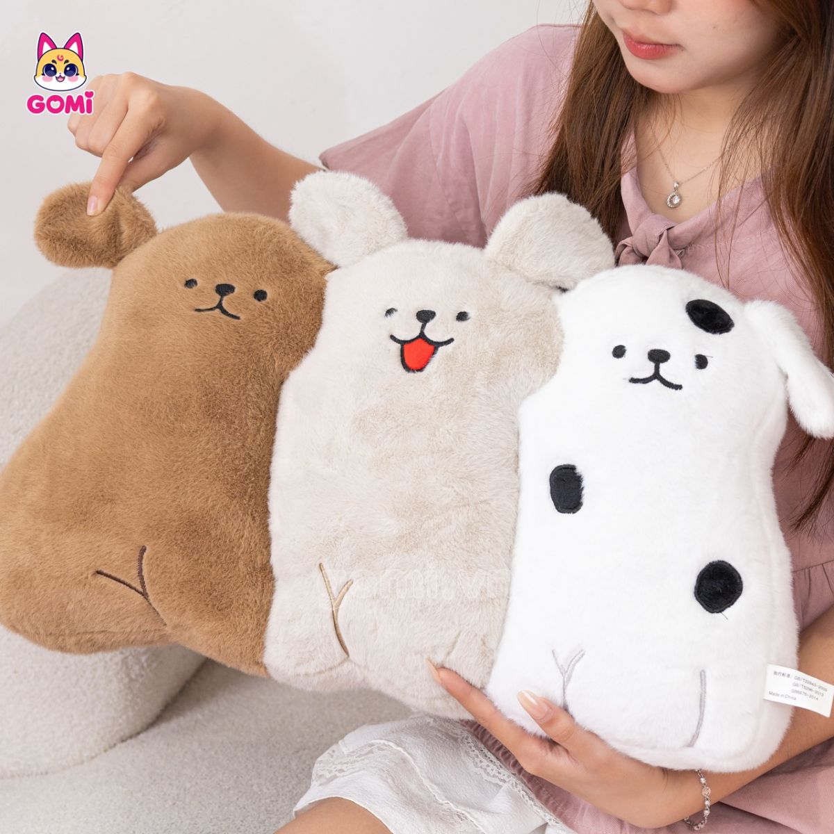 Gấu Bông Gối Tựa Bộ 3