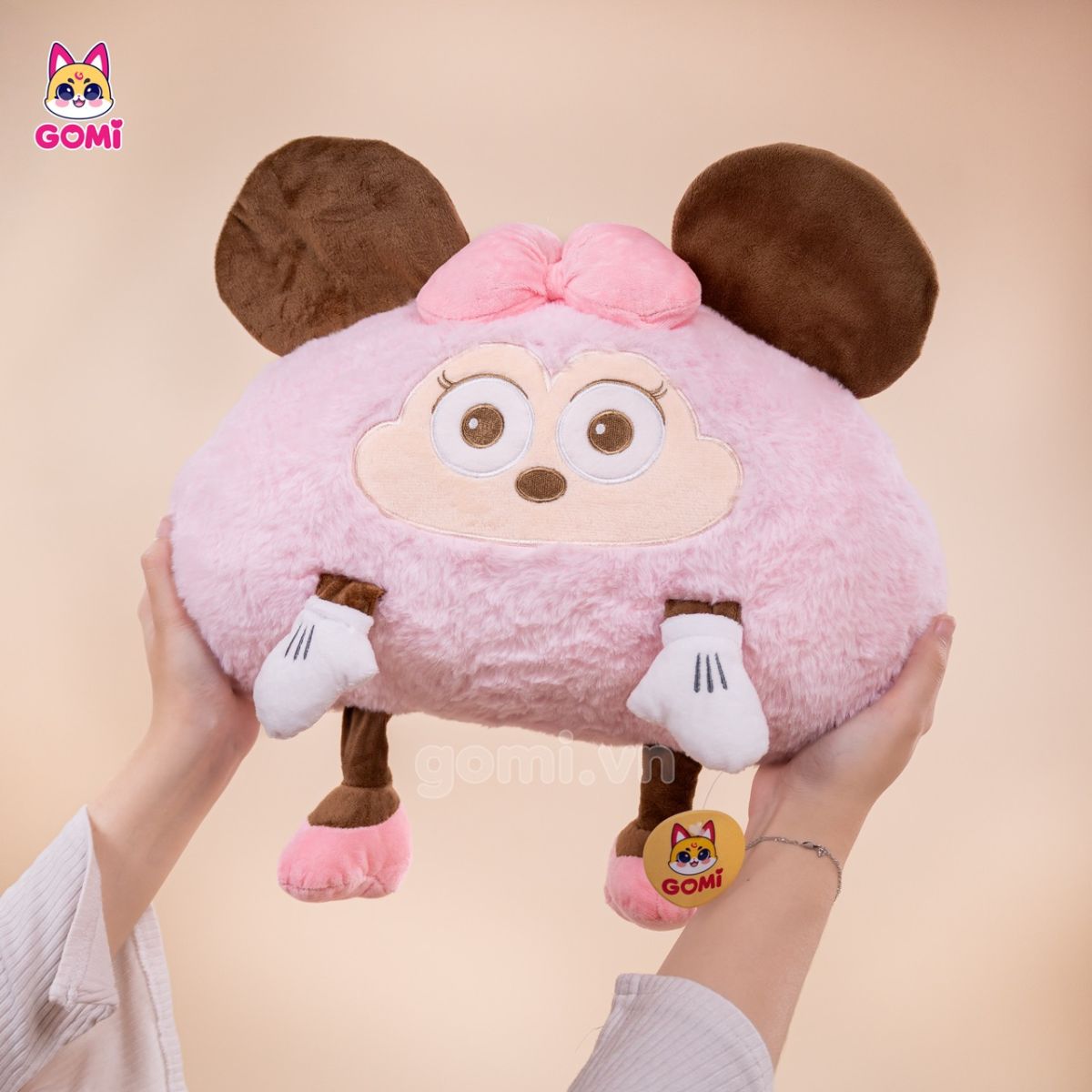 Gấu Bông Gối Tựa Minnie