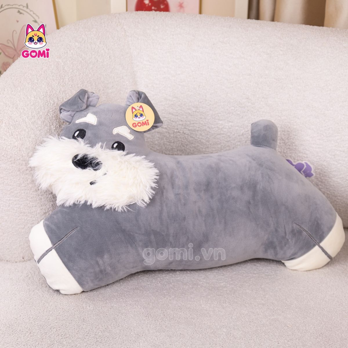 Gấu Bông Gối Chó Tựa