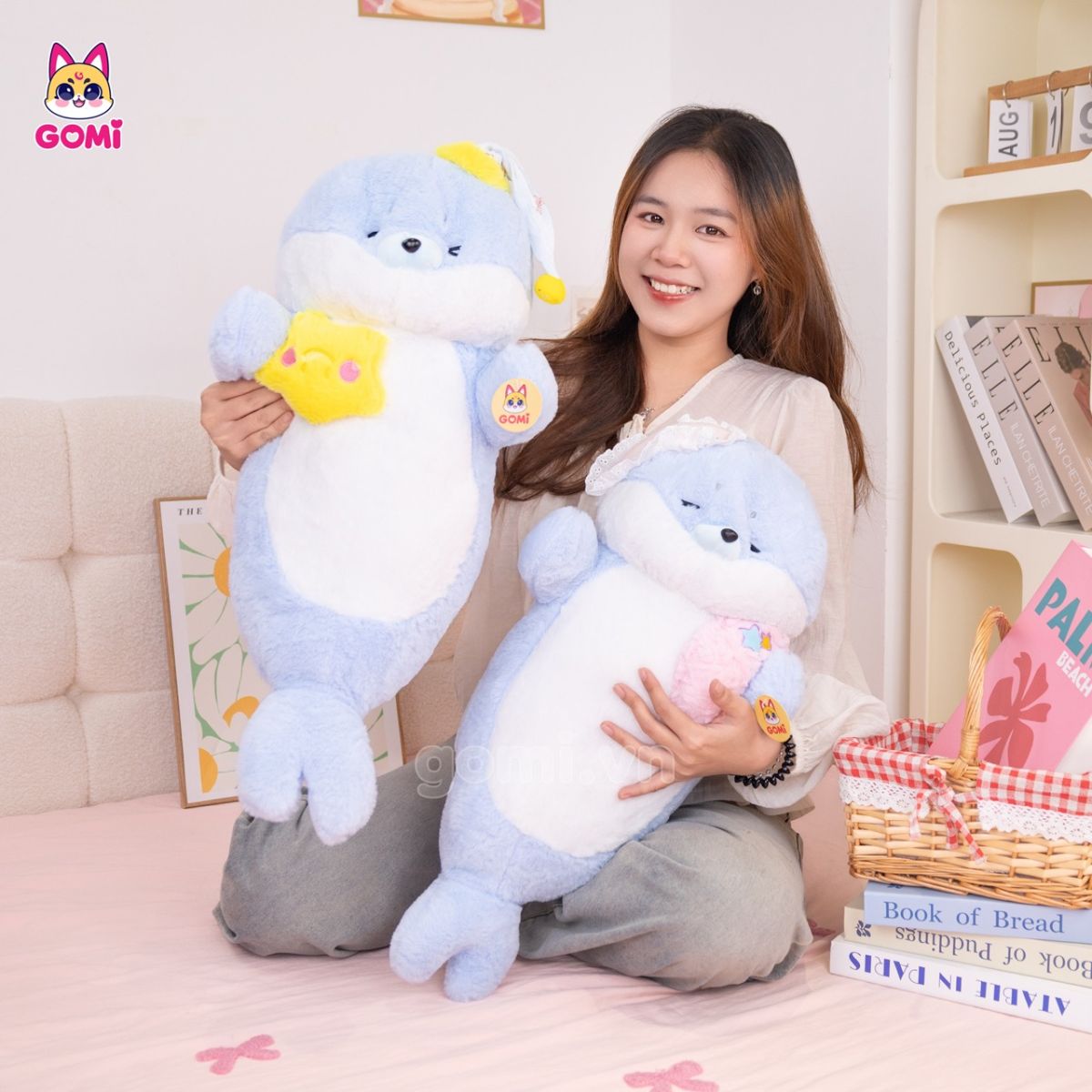 Gấu Bông Hải Cẩu Xanh