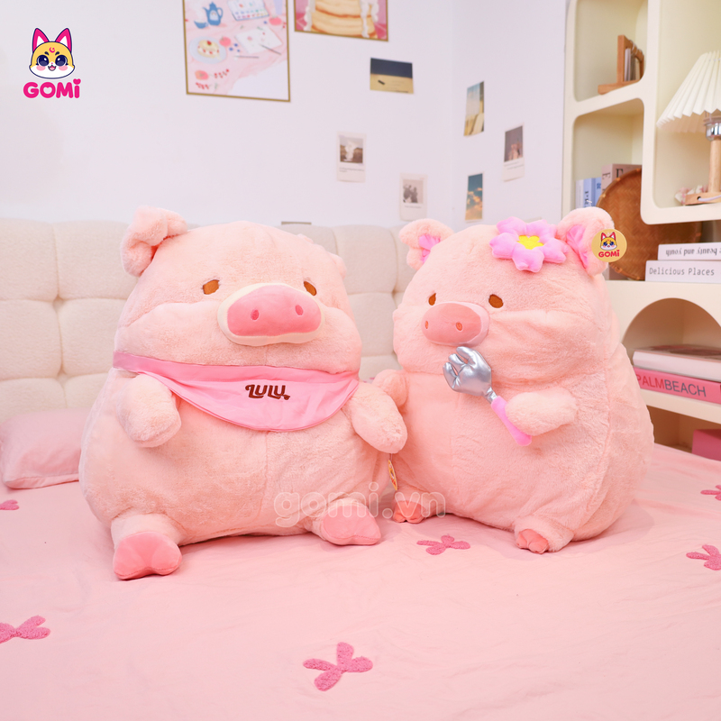 Gấu Bông Heo Lulu Hồng