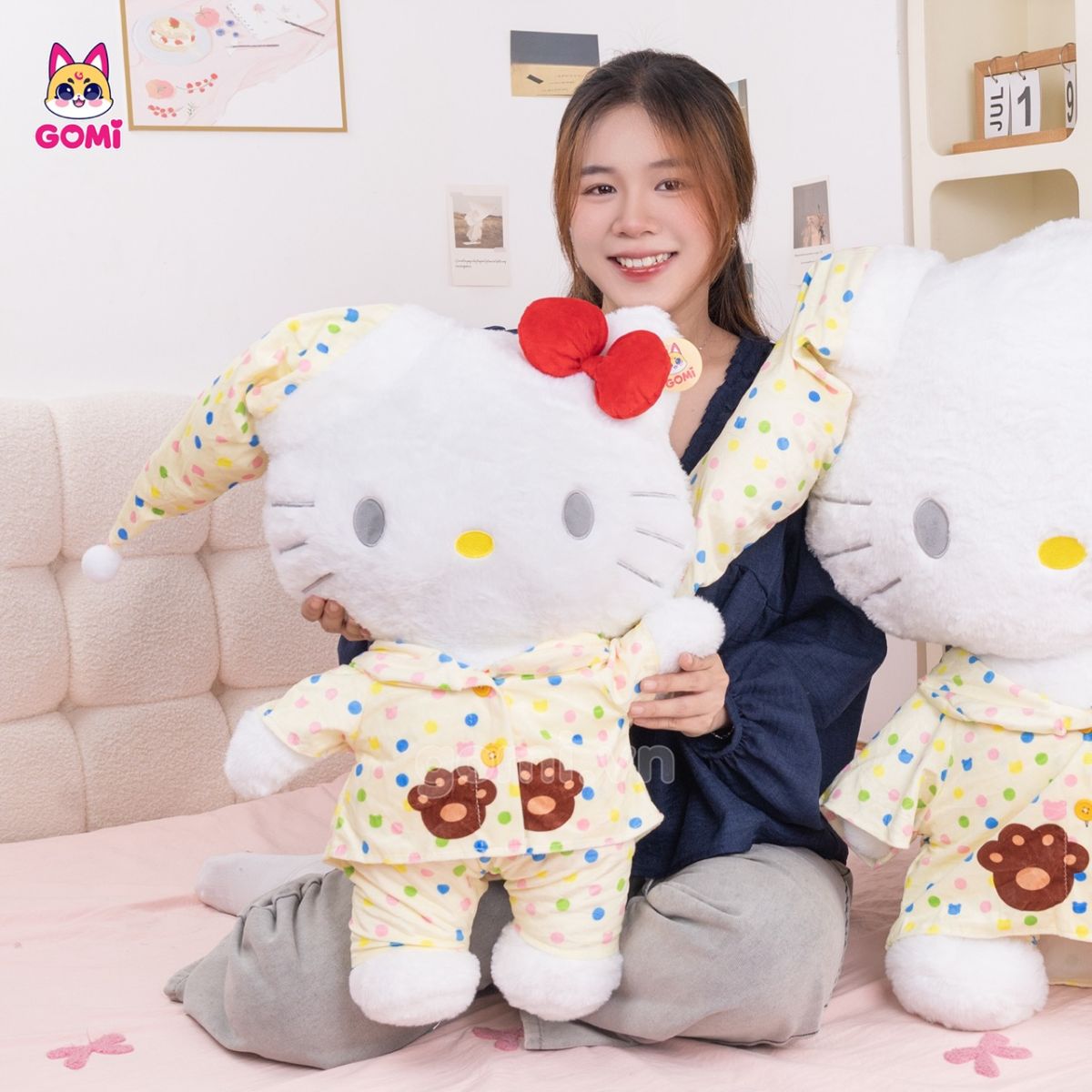 Gấu Bông Kitty Bộ Đồ Ngủ