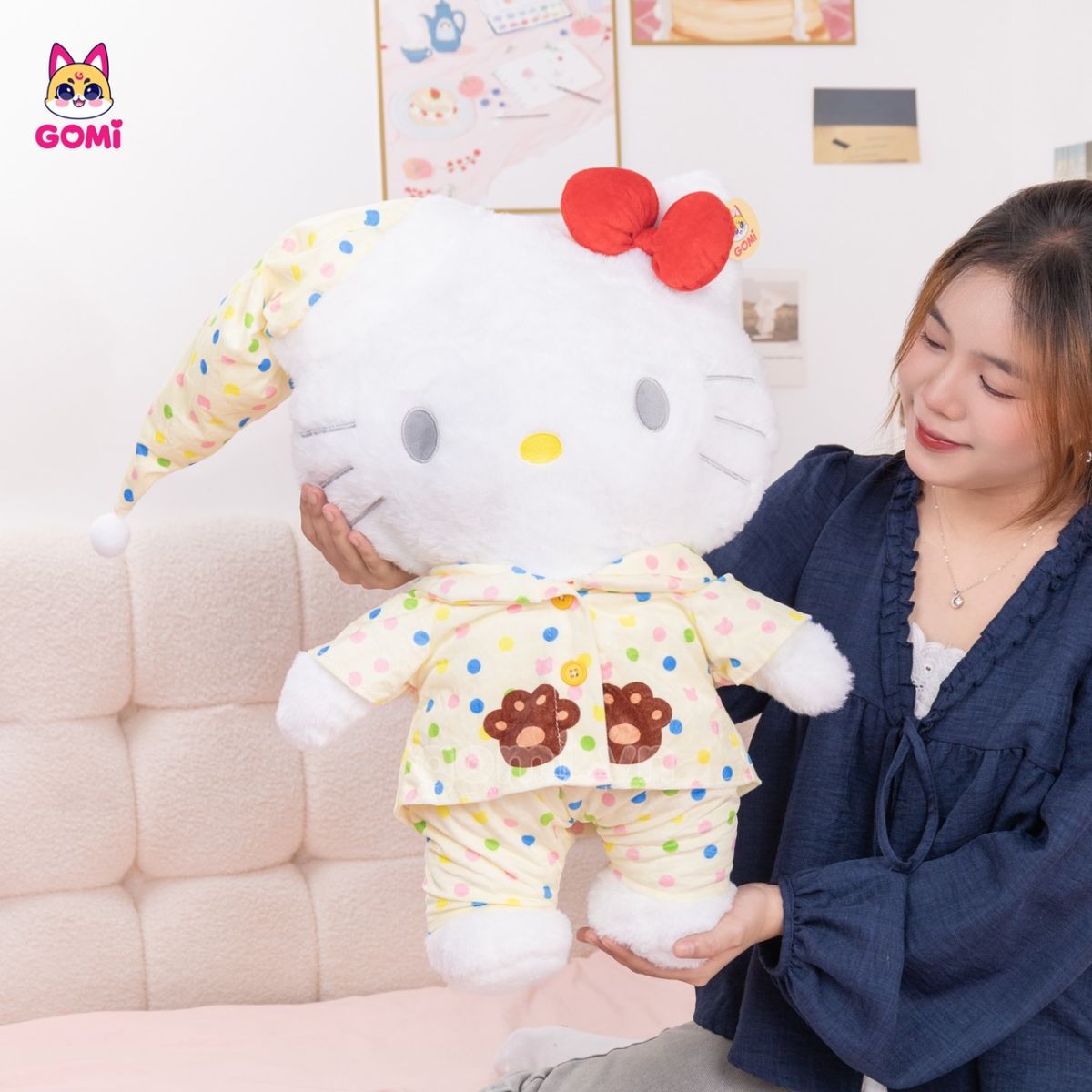Gấu Bông Kitty Bộ Đồ Ngủ