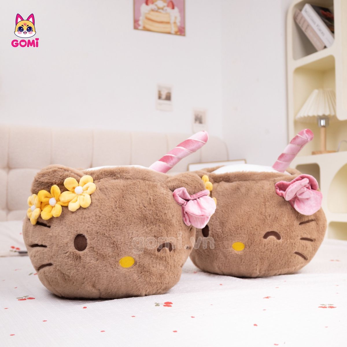 Gấu Bông Kitty Trái Dừa