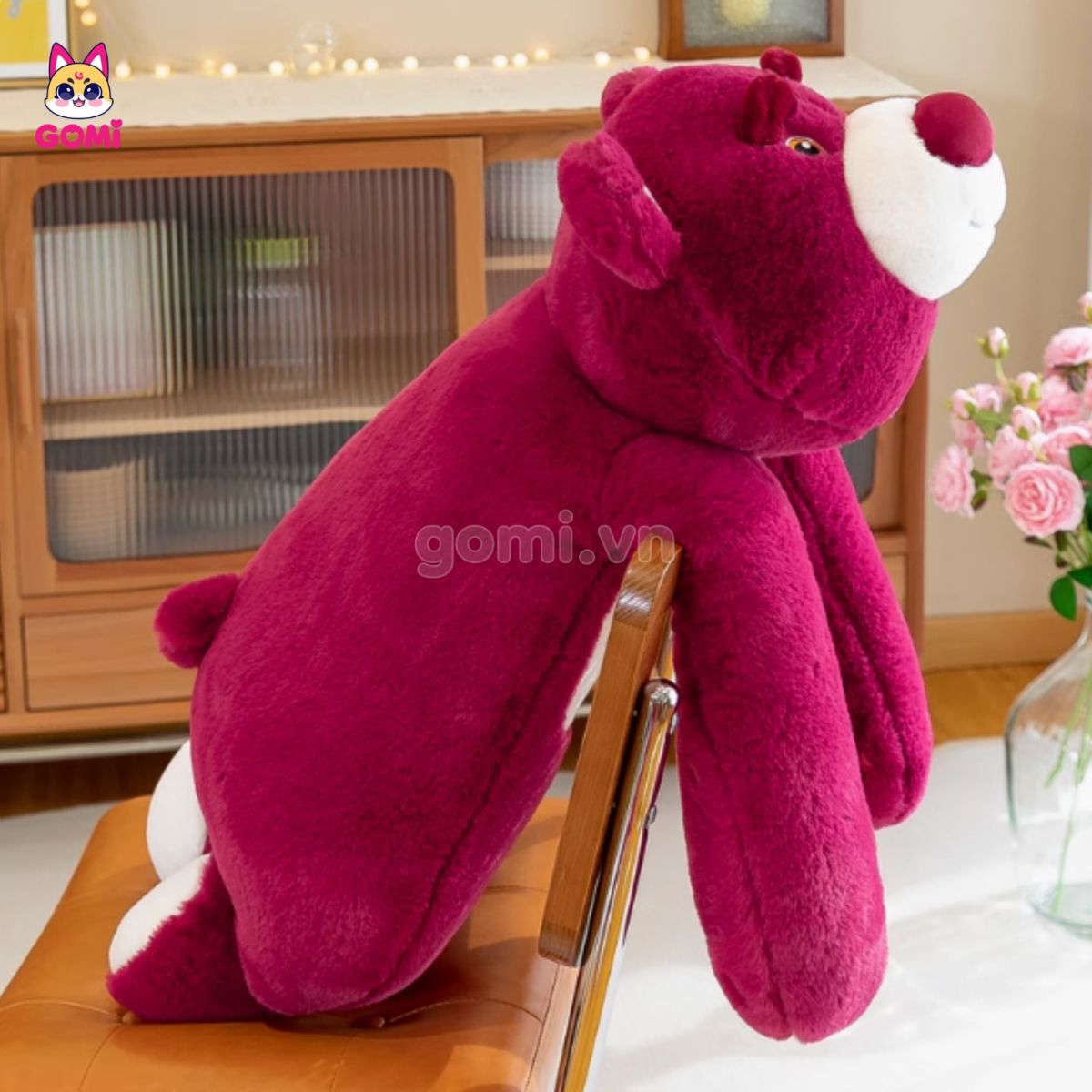 Gấu Bông Lotso Đỏ Nằm