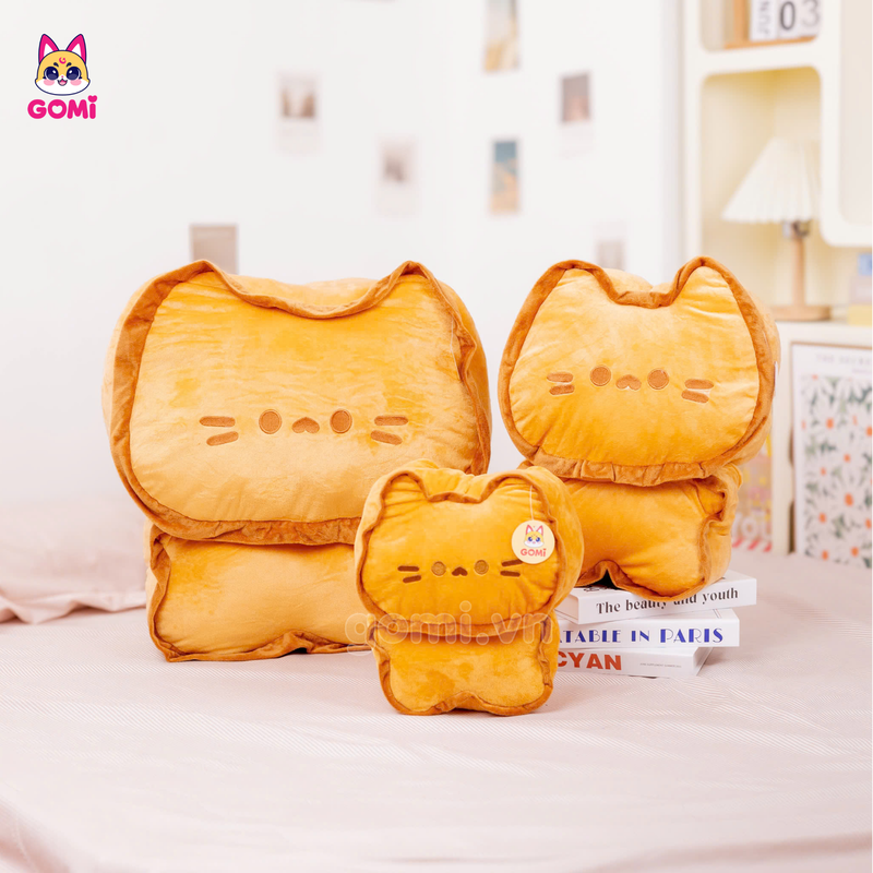 Gấu Bông Mèo Bánh Quy