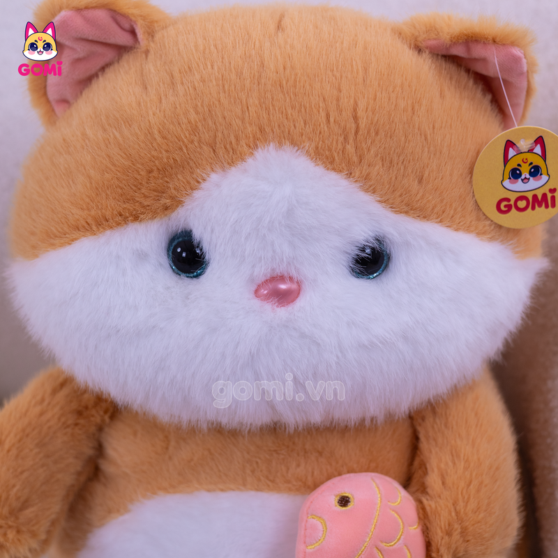 Gấu Bông Mèo Cầm Cá