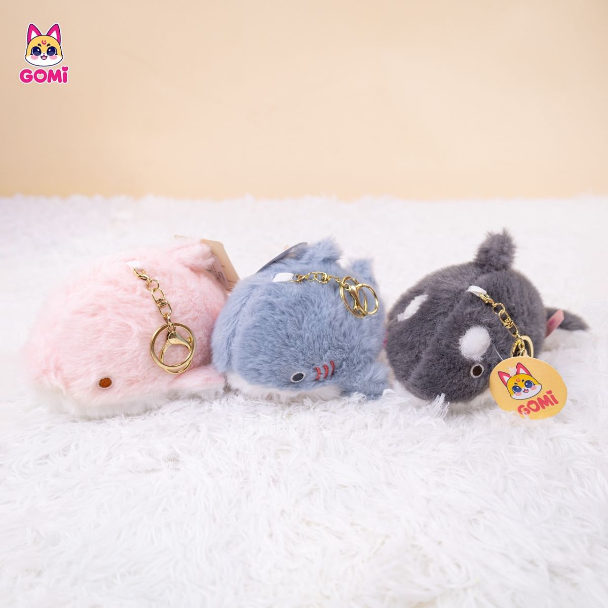 Móc Khoá Bộ 3 Cá Heo