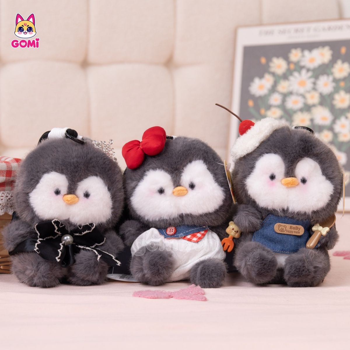 Móc Khoá Bộ 3 Cánh Cụt