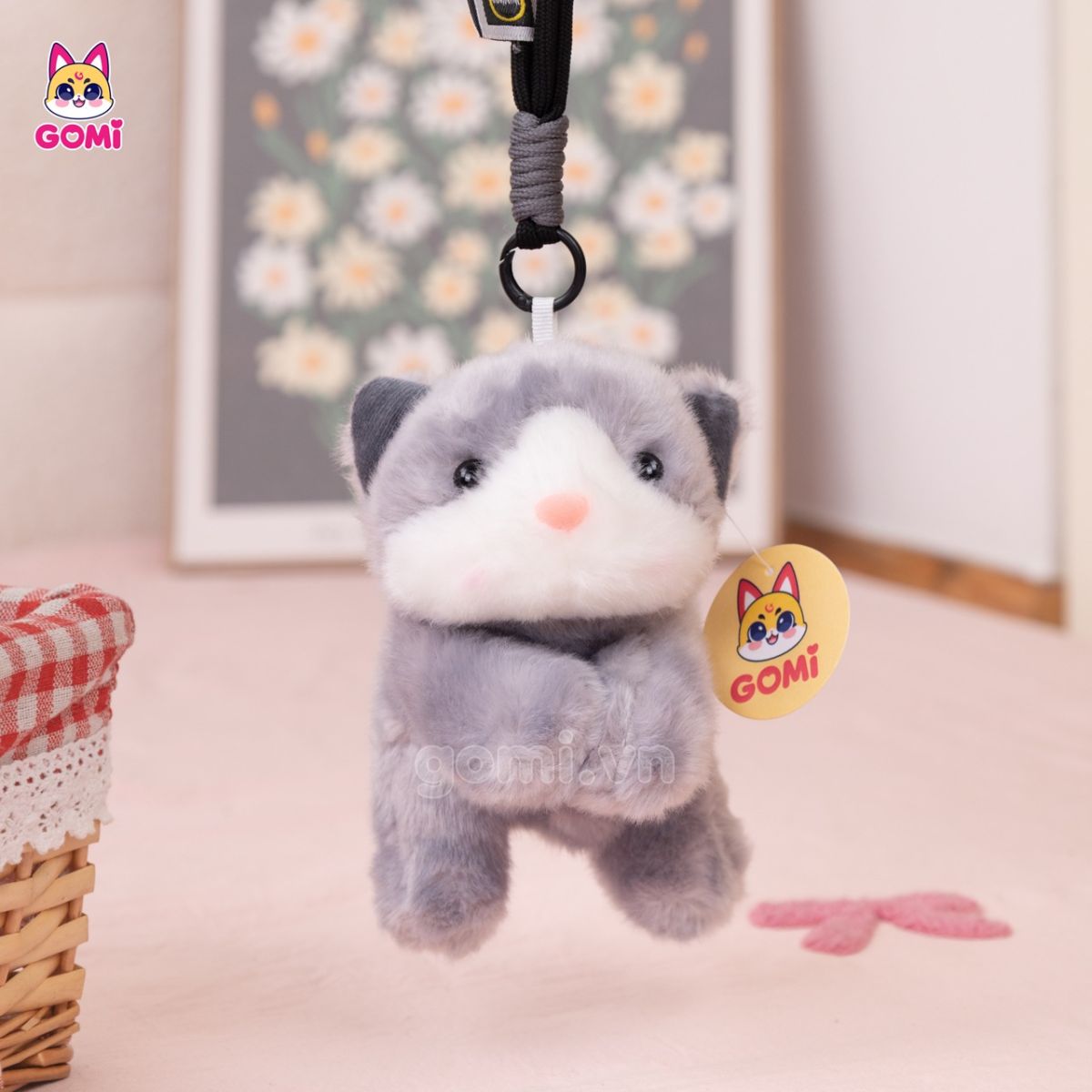 Móc Khoá Bộ 6 Thú Nằm