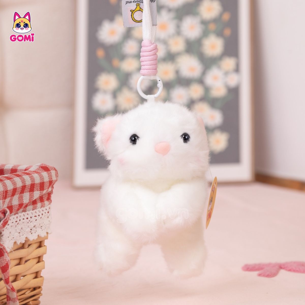 Móc Khoá Bộ 6 Thú Nằm