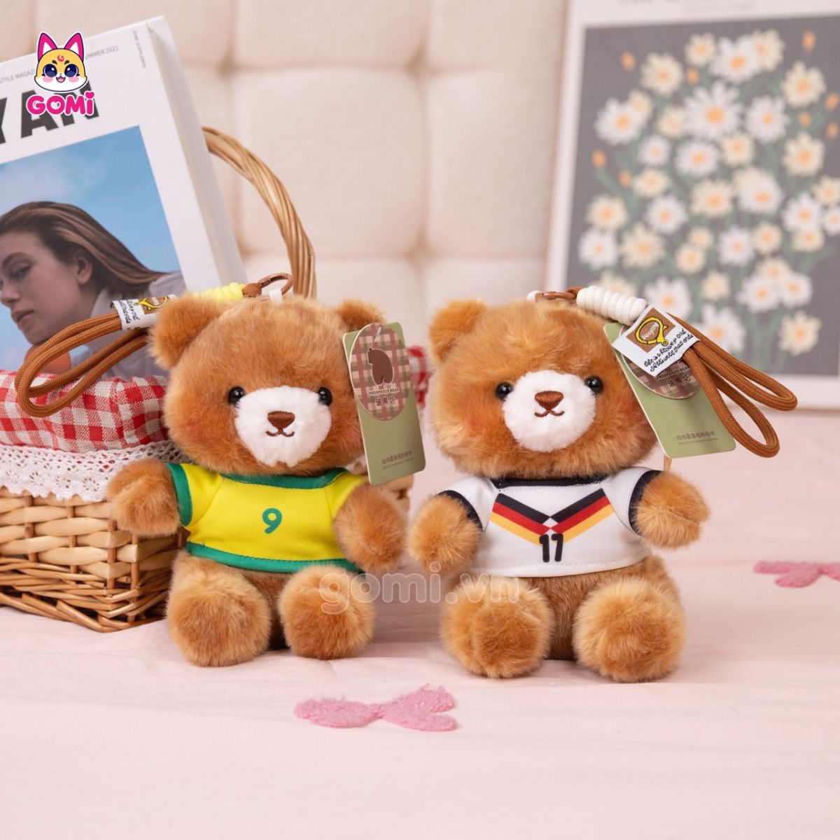 Móc Khoá Bộ Gấu Thể Thao
