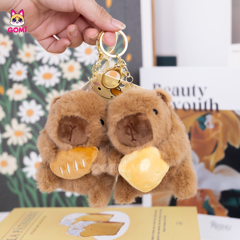 Móc Khóa Capybara Đầu Bếp