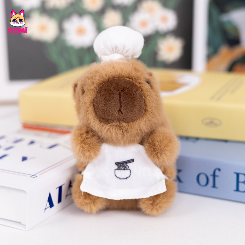 Móc Khóa Capybara Đầu Bếp