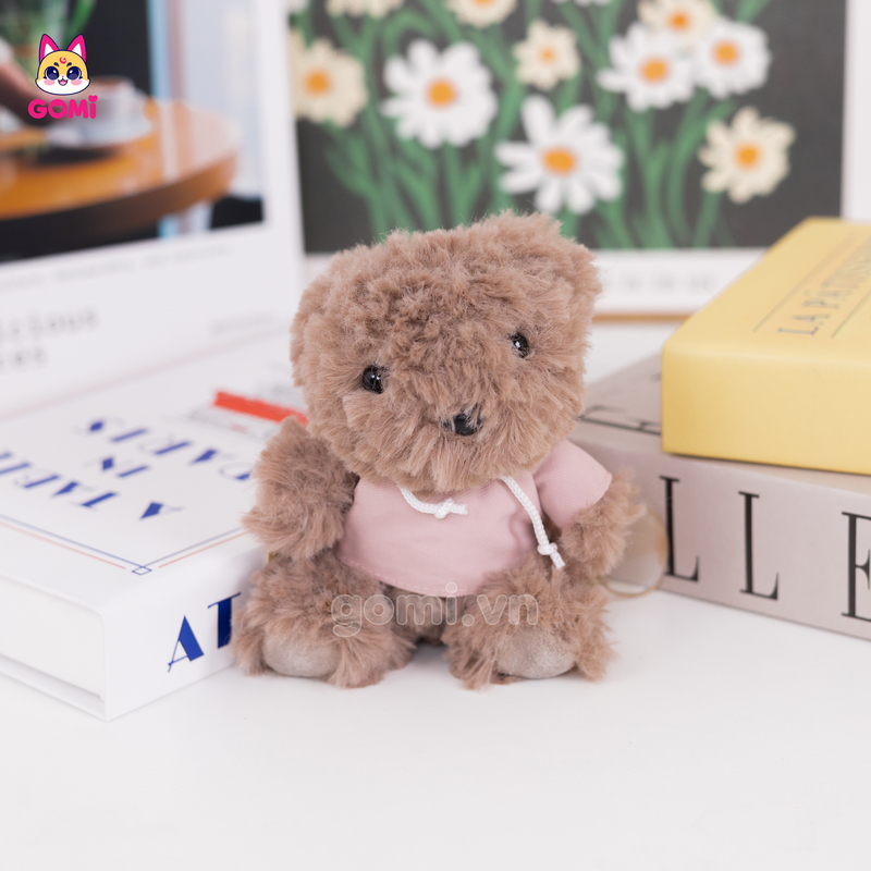 Móc Khóa Gấu Mặc Áo