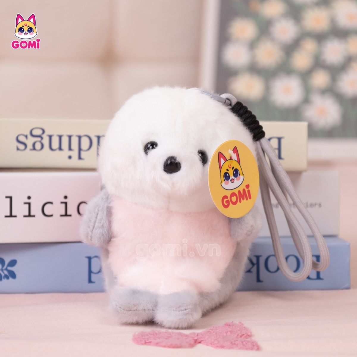 Móc Khoá Hải Cẩu Lưng Xám