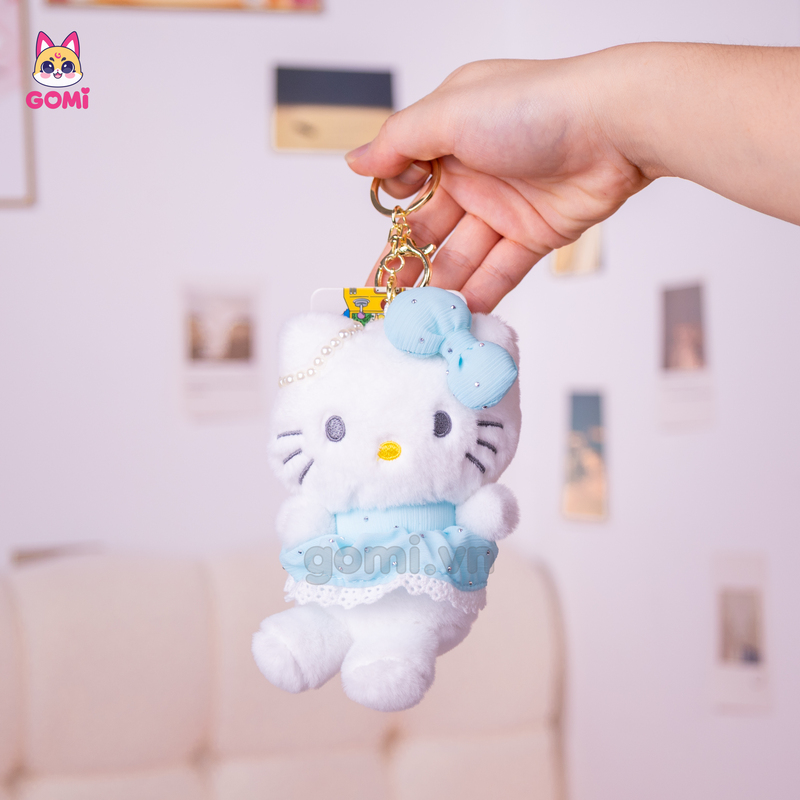 Móc Khóa Kitty Váy Nơ