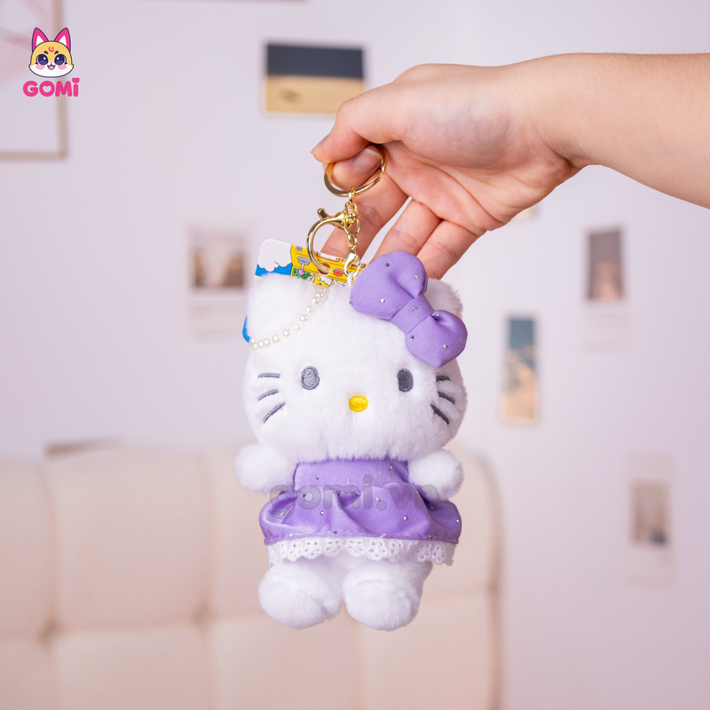 Móc Khóa Kitty Váy Nơ