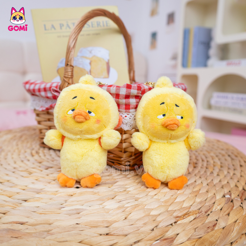 Móc Khoá Vịt Vàng PK - Đeo Tôm - Đeo Túi Ong