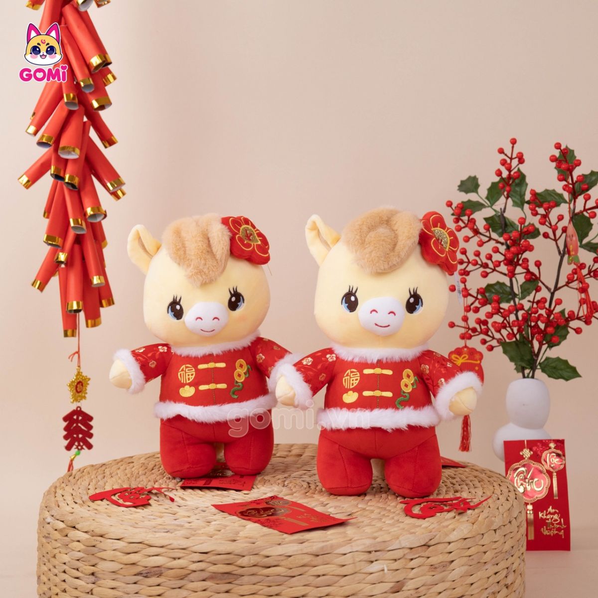 Gấu Bông Ngựa Bính Ngọ